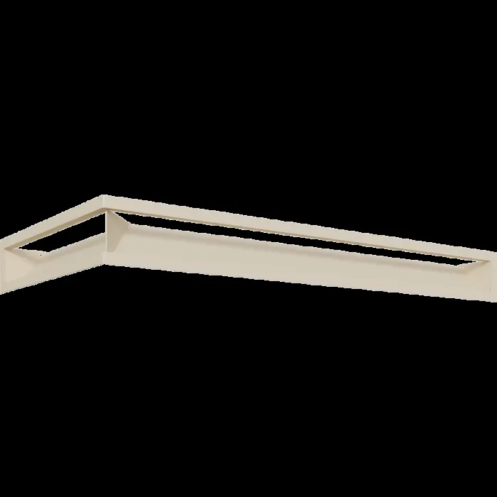Kratki Камінна решітка Kratki LUFT SF кутовий правий кремовий 40x80x9