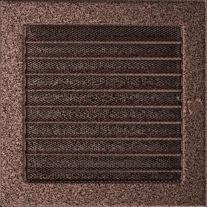 Kratki Камінна решітка Kratki мідна з жалюзями 22x22