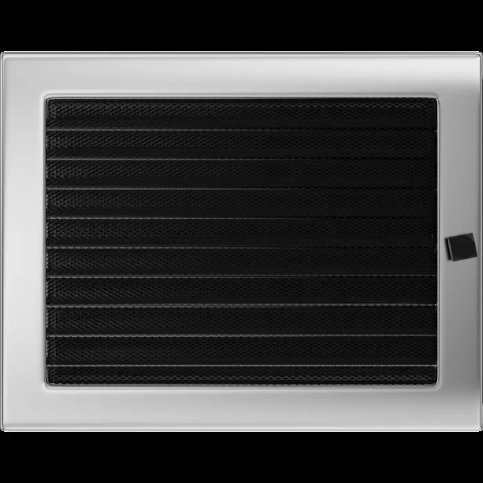 Kratki Камінна решітка Kratki нікель з жалюзями 22x30