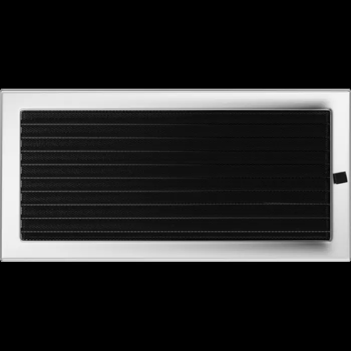 Kratki Камінна решітка Kratki нікель з жалюзями 22x45