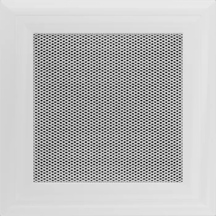 Kratki Камінна решітка Kratki Oskar біла 17x17