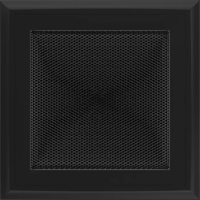 Kratki Камінна решітка Kratki Oskar чорна 17x17