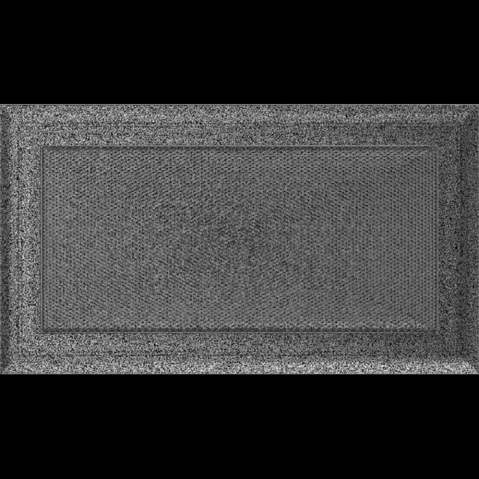 Kratki Камінна решітка Kratki Oskar чорно-срібна 17x30