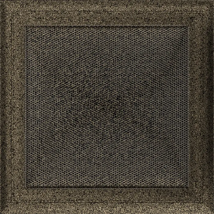 Kratki Камінна решітка Kratki Oskar чорно-золота 22x22