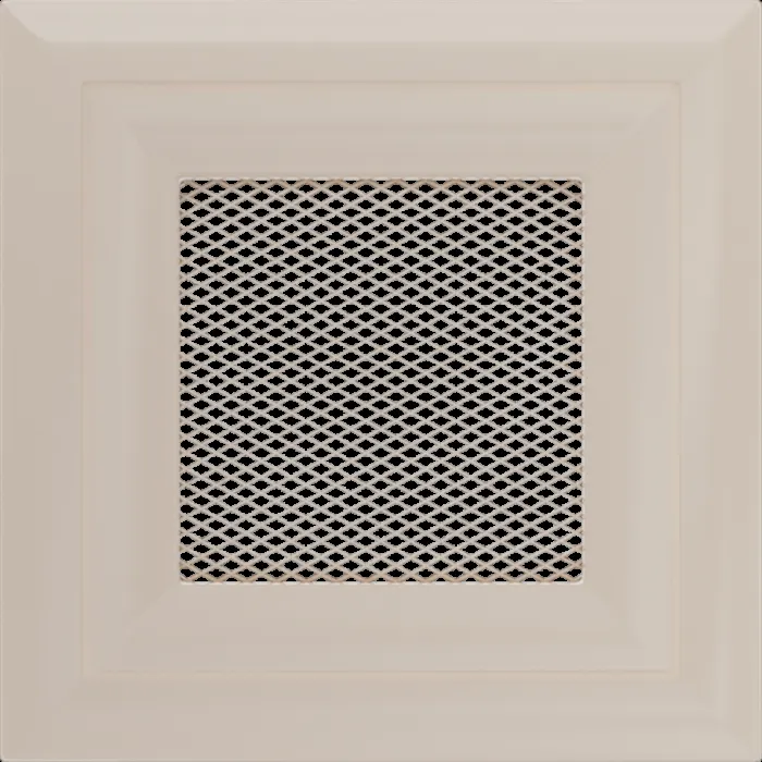 Kratki Камінна решітка Kratki Oskar кремова 11x11
