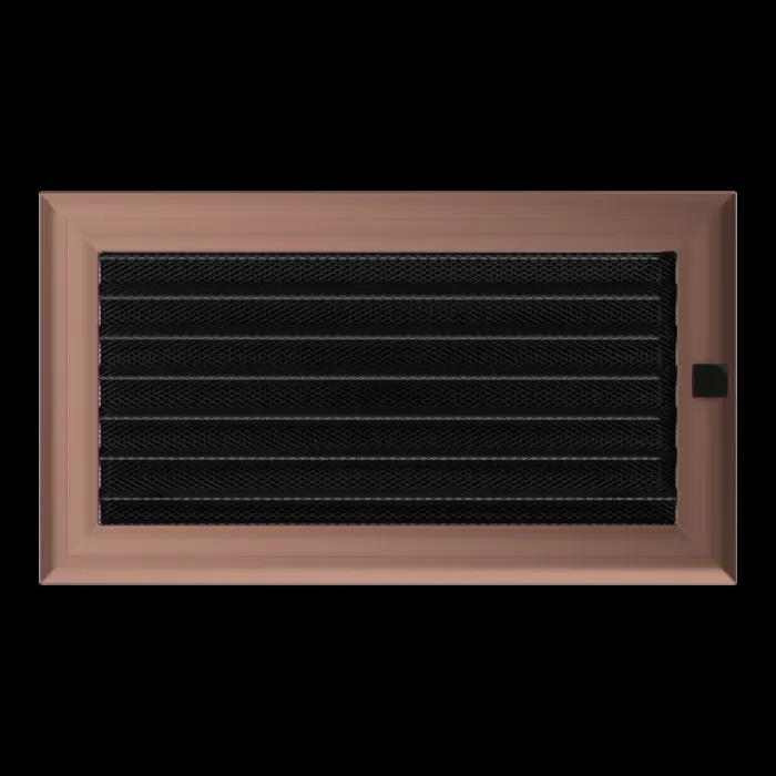 Kratki Камінна решітка Kratki Oskar мідна фарбована з жалюзями 17x30