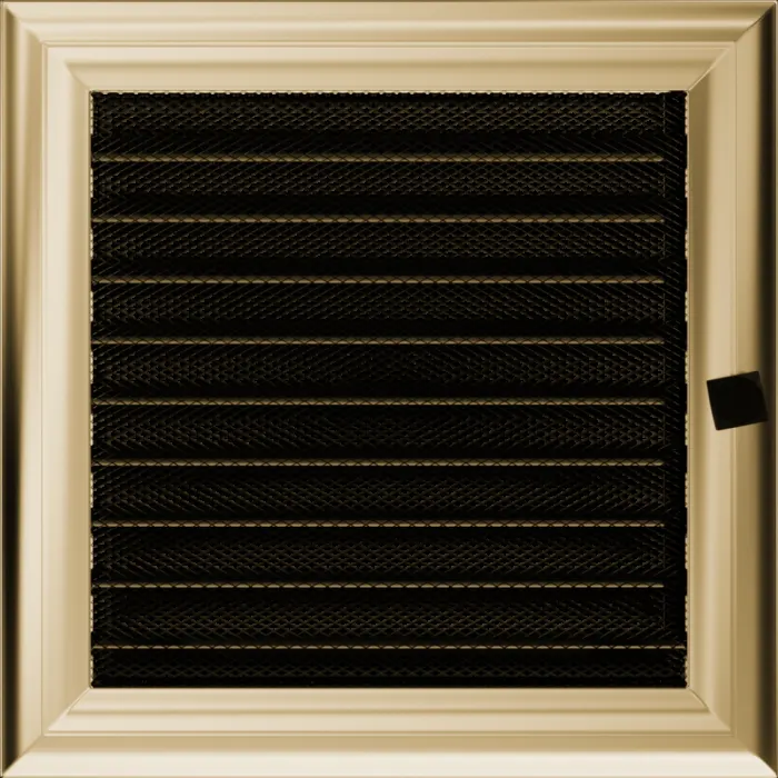 Kratki Камінна решітка Kratki Oskar з жалюзями 22x22