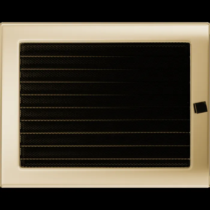 Kratki Камінна решітка Kratki позолочена з жалюзями 22x30