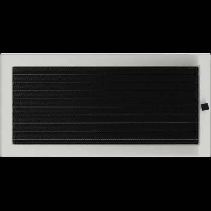 Kratki Камінна решітка Kratki шліфована з жалюзями 22x45