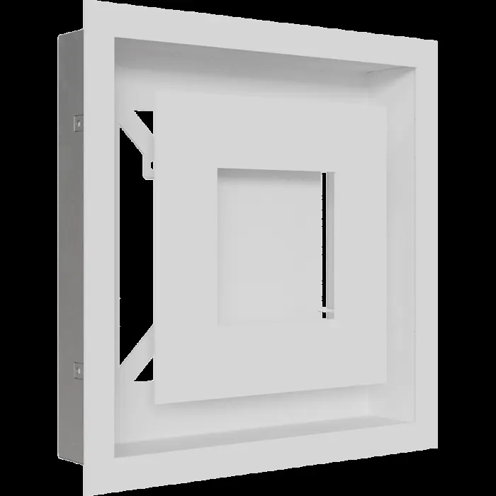 Kratki Камінна решітка Kratki WIND біла 22x22