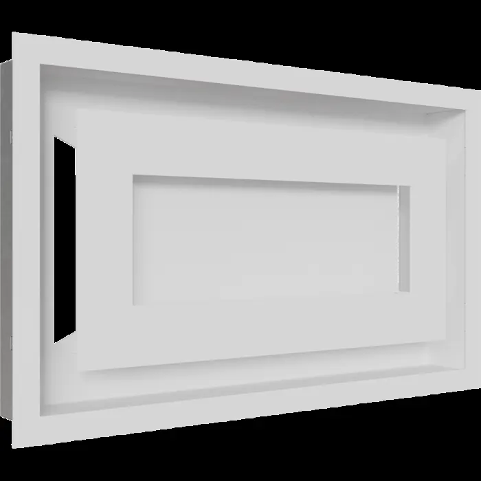 Kratki Камінна решітка Kratki WIND біла 22x37