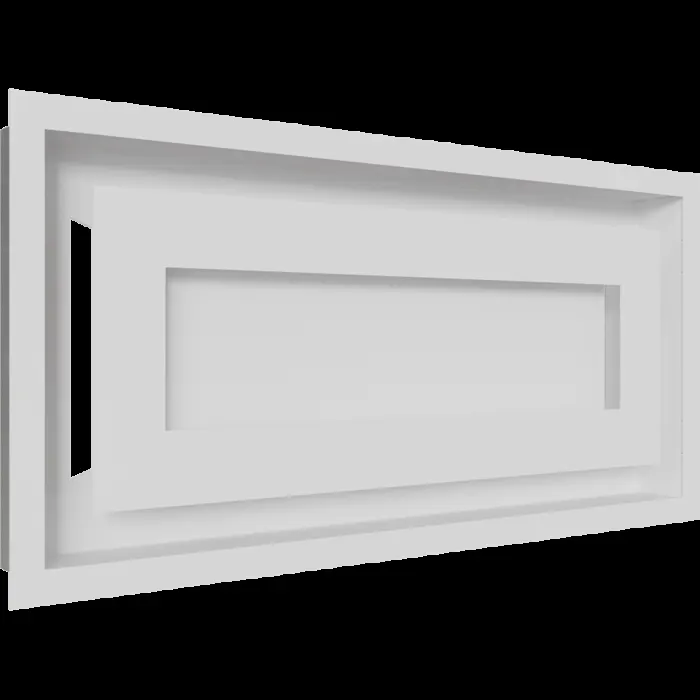 Kratki Камінна решітка Kratki WIND біла 22x45