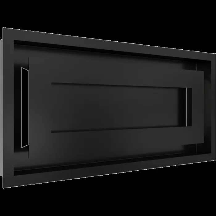 Kratki Камінна решітка Kratki WIND чорна 22x45