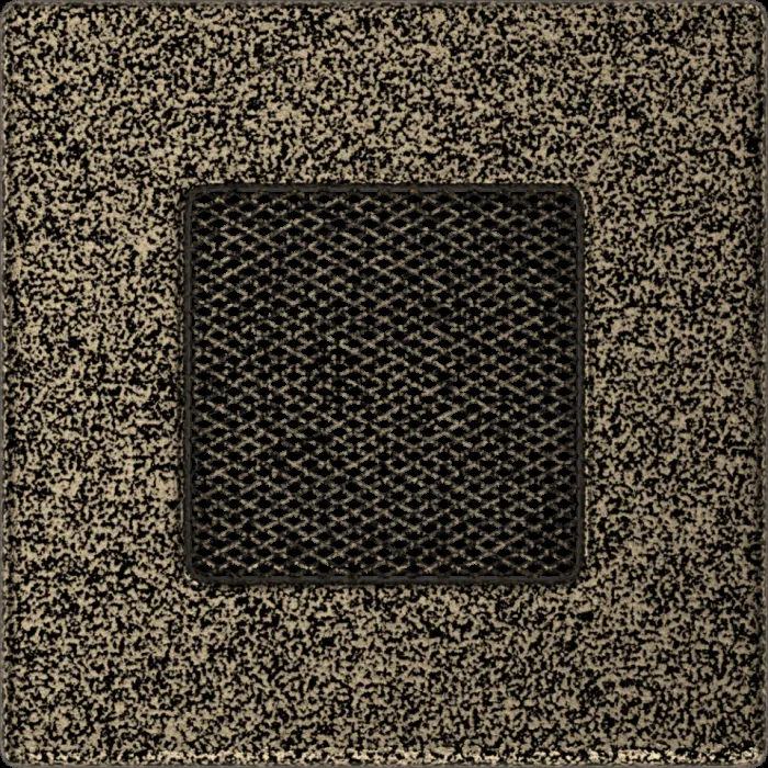 Kratki Камінна решітка Kratki чорно-золота 11x11