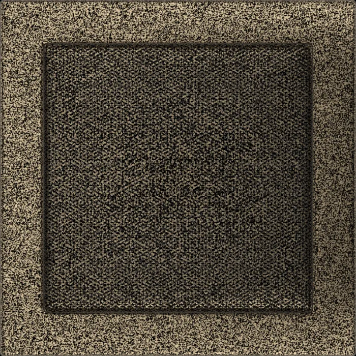 Kratki Камінна решітка Kratki чорно-золота 22x22