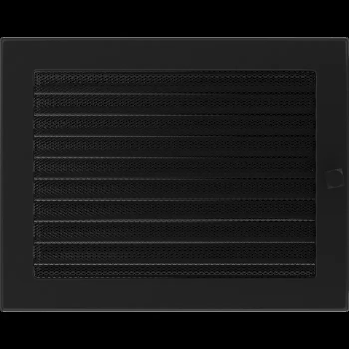 Kratki Камінна решітка Kratki чорна з жалюзями 22x30