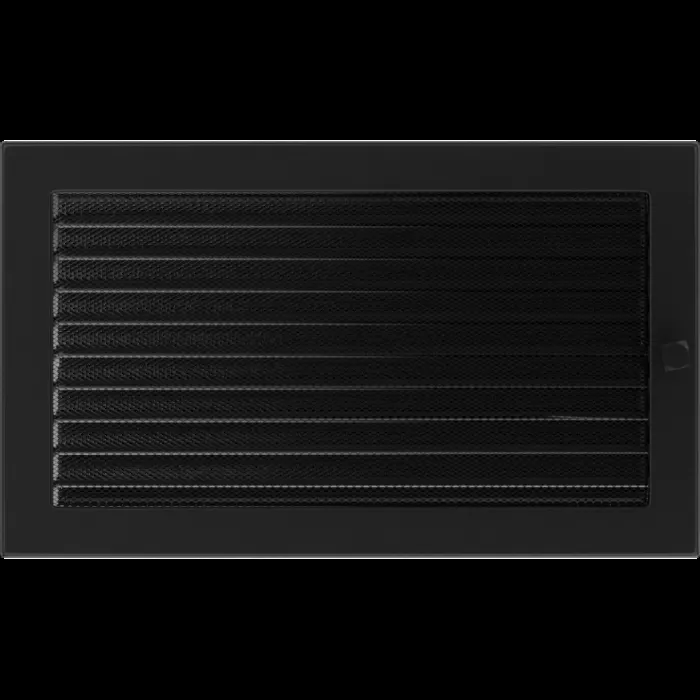 Kratki Камінна решітка Kratki чорна з жалюзями 22x37
