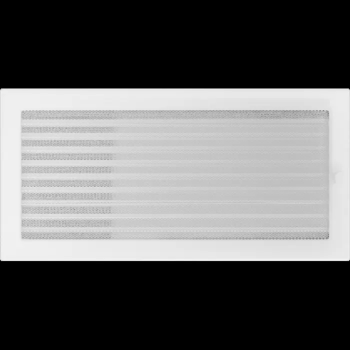 Kratki Камінна решітка Kratki біла з жалюзями 22x45