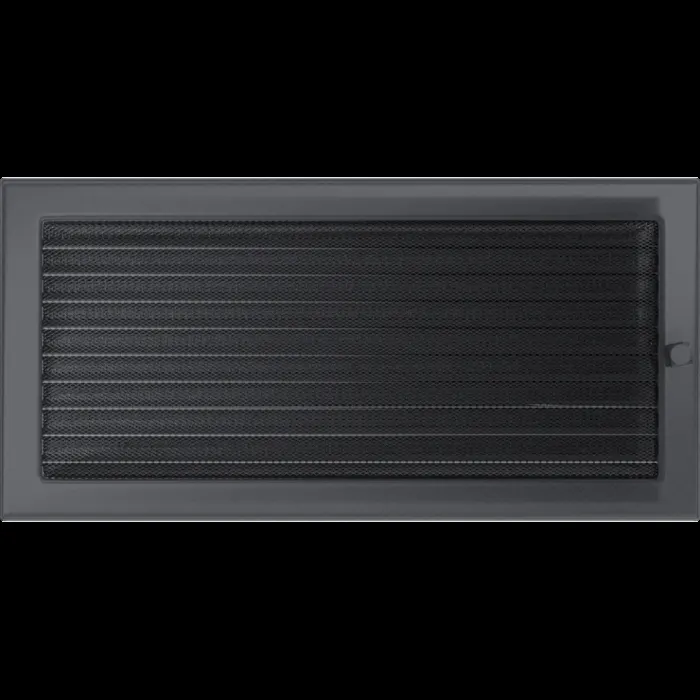 Kratki Камінна решітка Kratki графітова з жалюзями 22x45